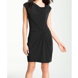 nwot MICHAEL Michael Kors Sleeveless Cowl Neck Twist Front Sheath Dress